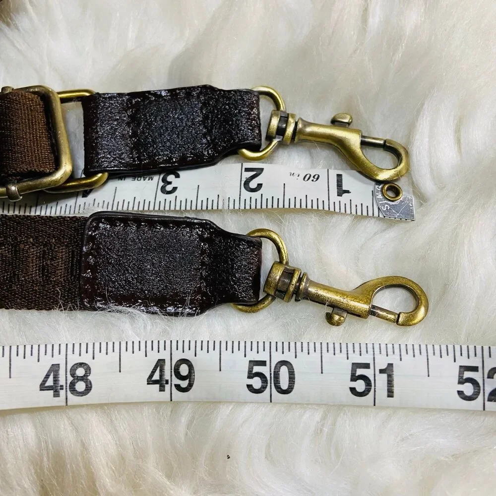 Coach brown webbing