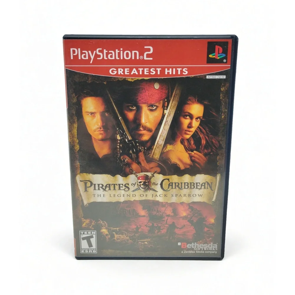 Pirates of the Caribbean Legend of Jack Sparrow PS2 Greatest Hits Adventure Game