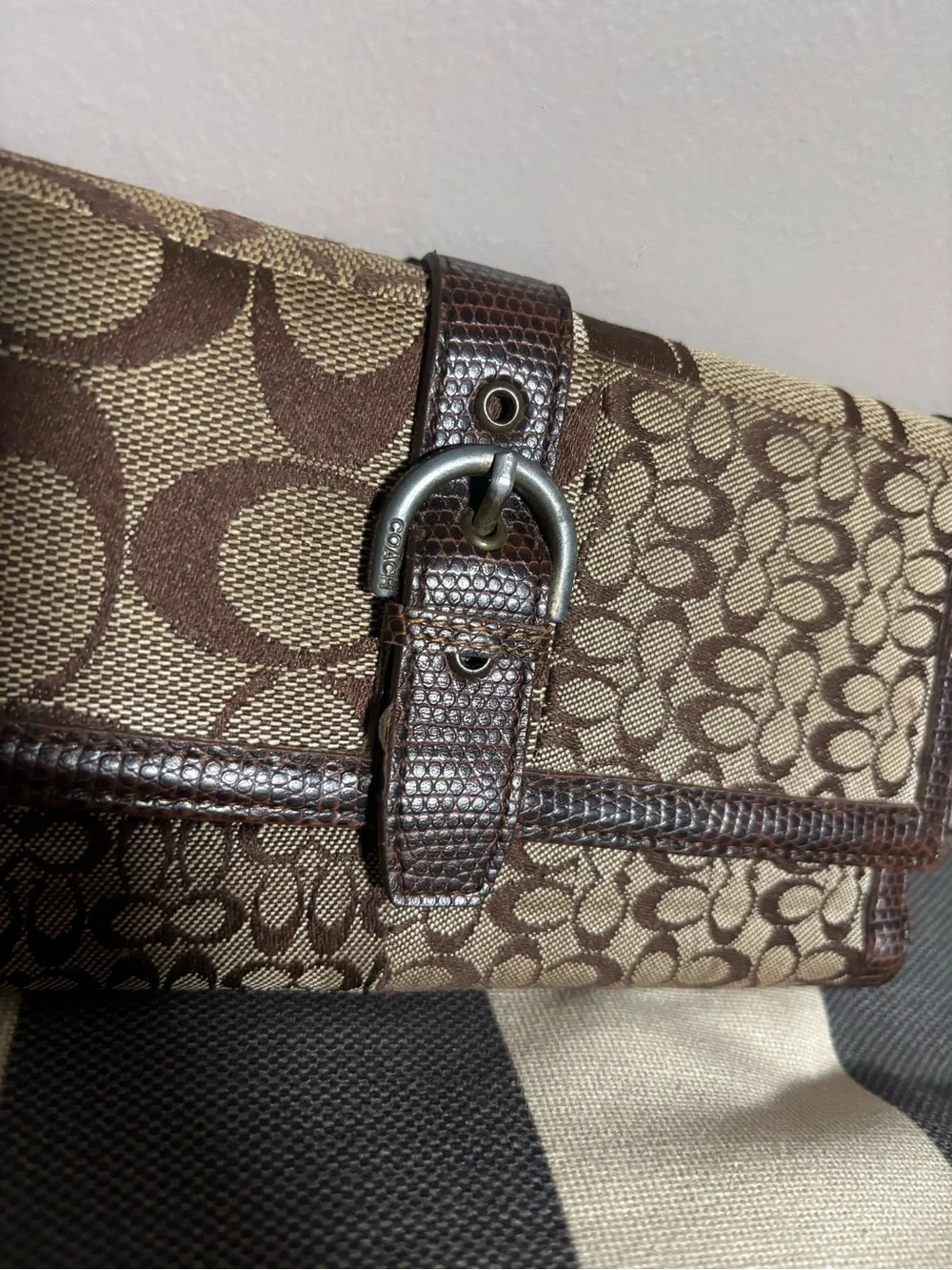 Coach wallet brown