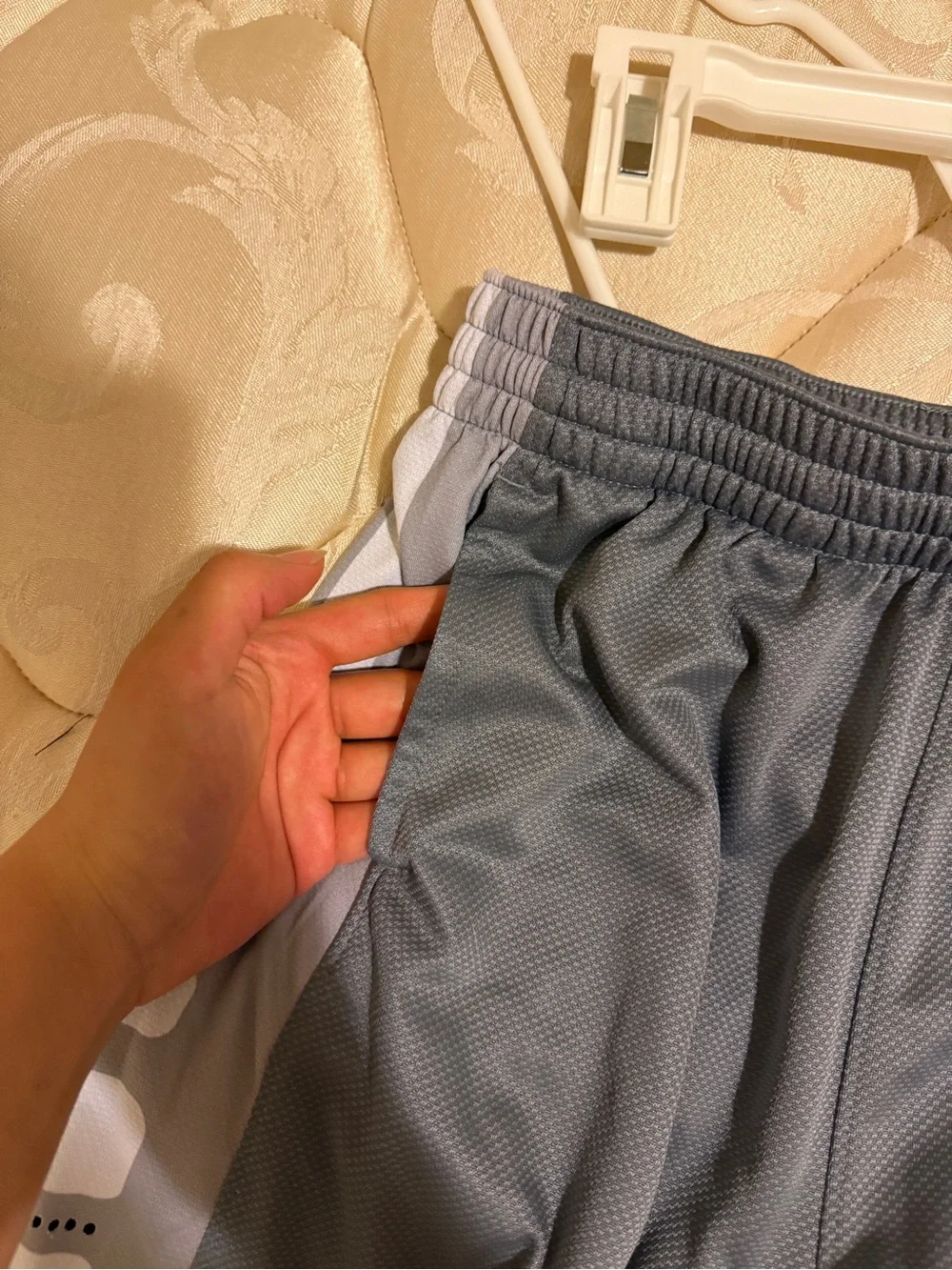 Gray Nike Elite Shorts