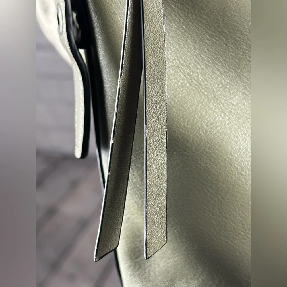 Coach Bleeker Grommets Mini Duffel In Olive Green