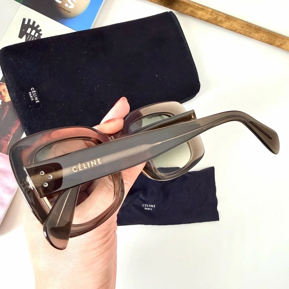 Celine Acetate Sunglasses Oversized‎ Frame
