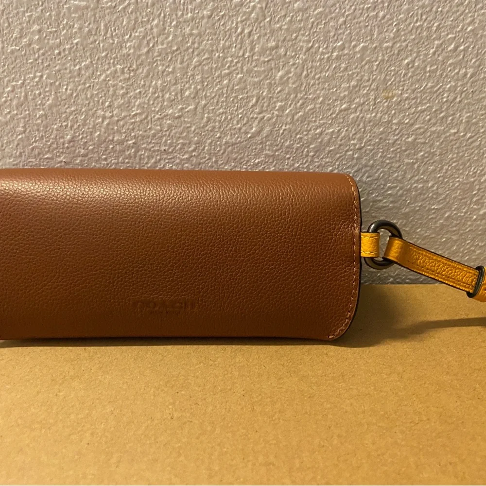Coach leather sunglasses