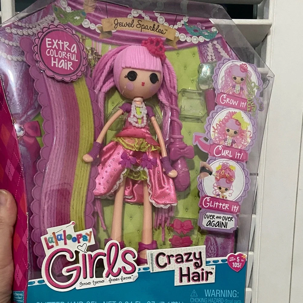 Lalaloopsy Girls Crazy Hair Jewel Sparkles Doll - Pink