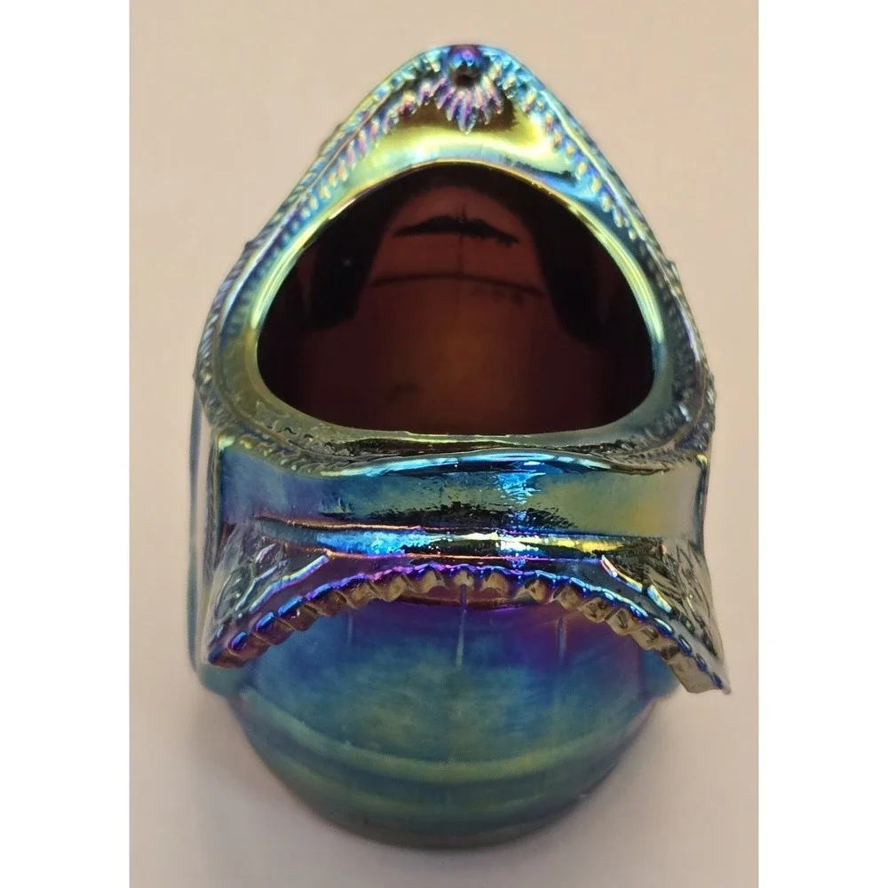 Vintage Toothpick‎ Holder  Ohio Summit Art Glass Event , Saddle On A Barrel 1972