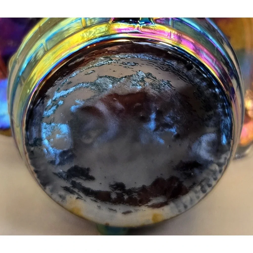 Vintage Toothpick‎ Holder  Ohio Summit Art Glass Event , Saddle On A Barrel 1972