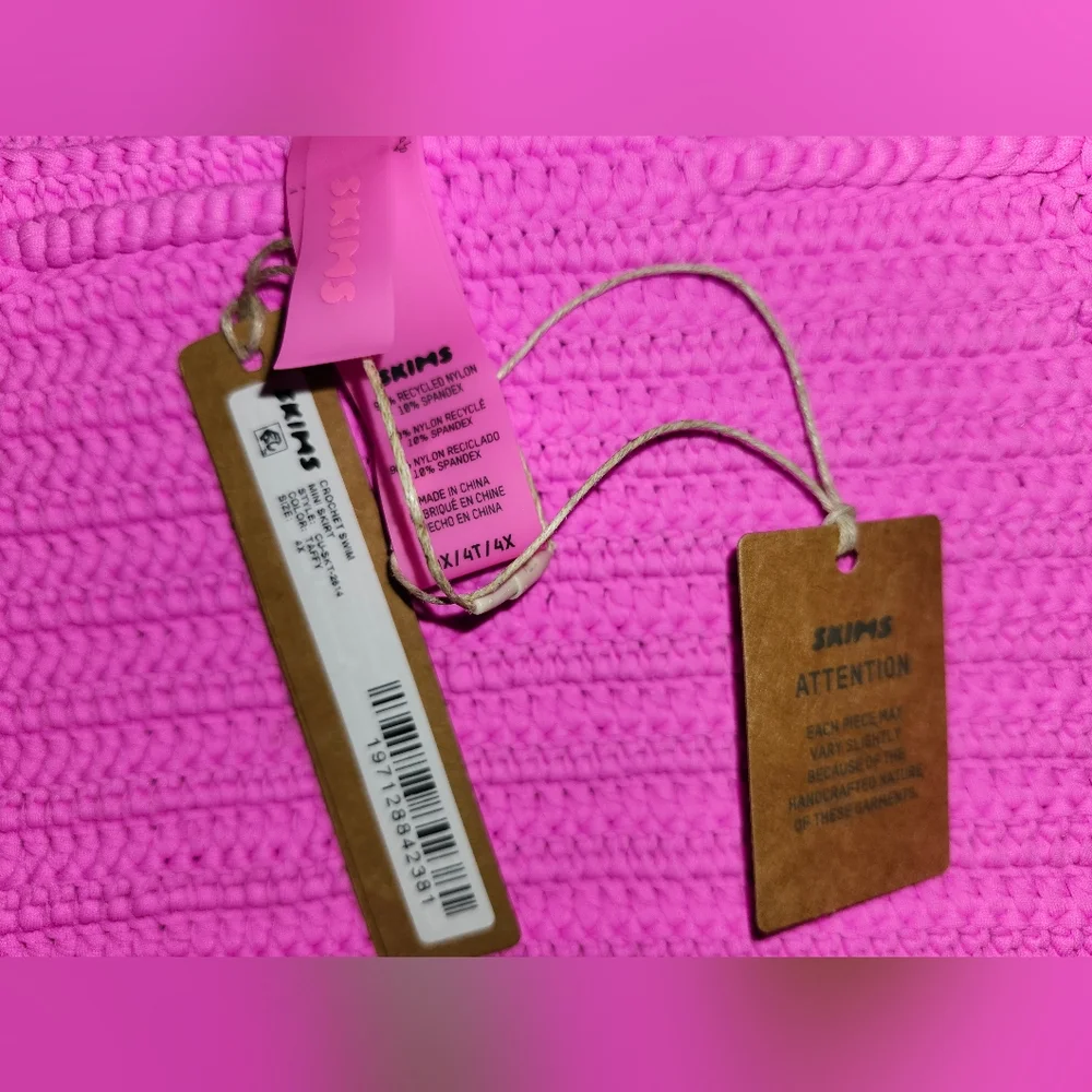 SKIMS drawstring crochet