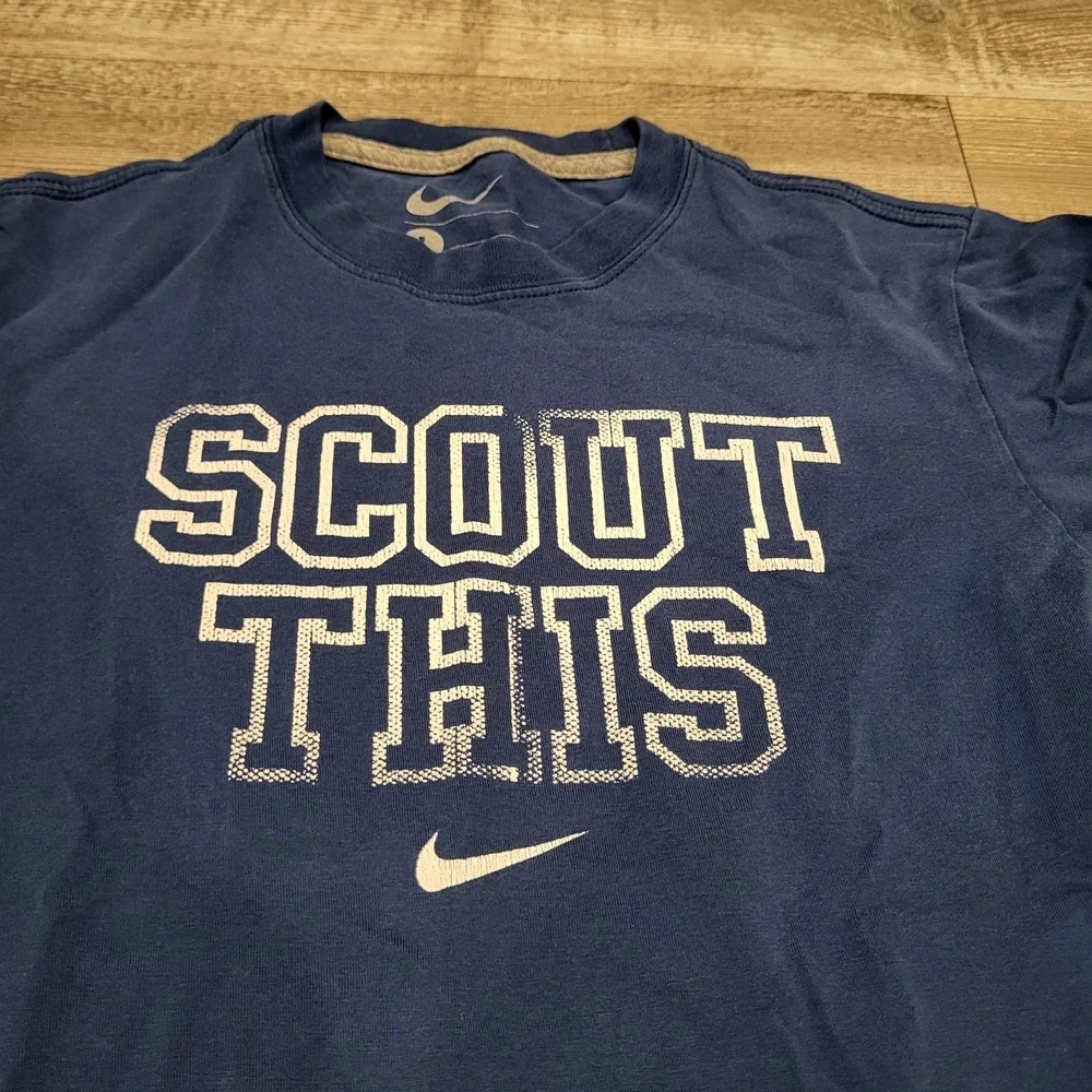 Nike Scout This Graphic Youth Boys Graphic Short Sleeve Tee Shirt Size Large