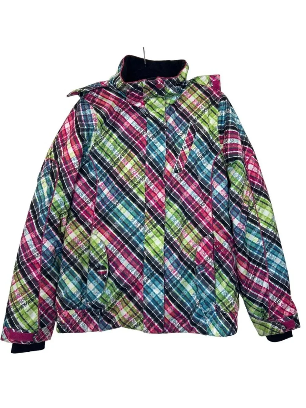 Jupa Ski Snowboard Jacket Girl's 16 Dridux Thermadux Waterproof Multicolor