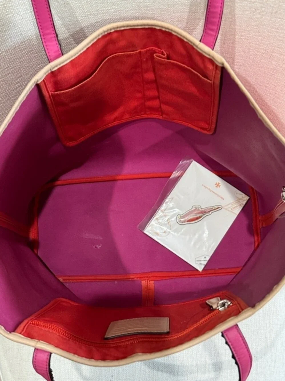 Coach leather tote