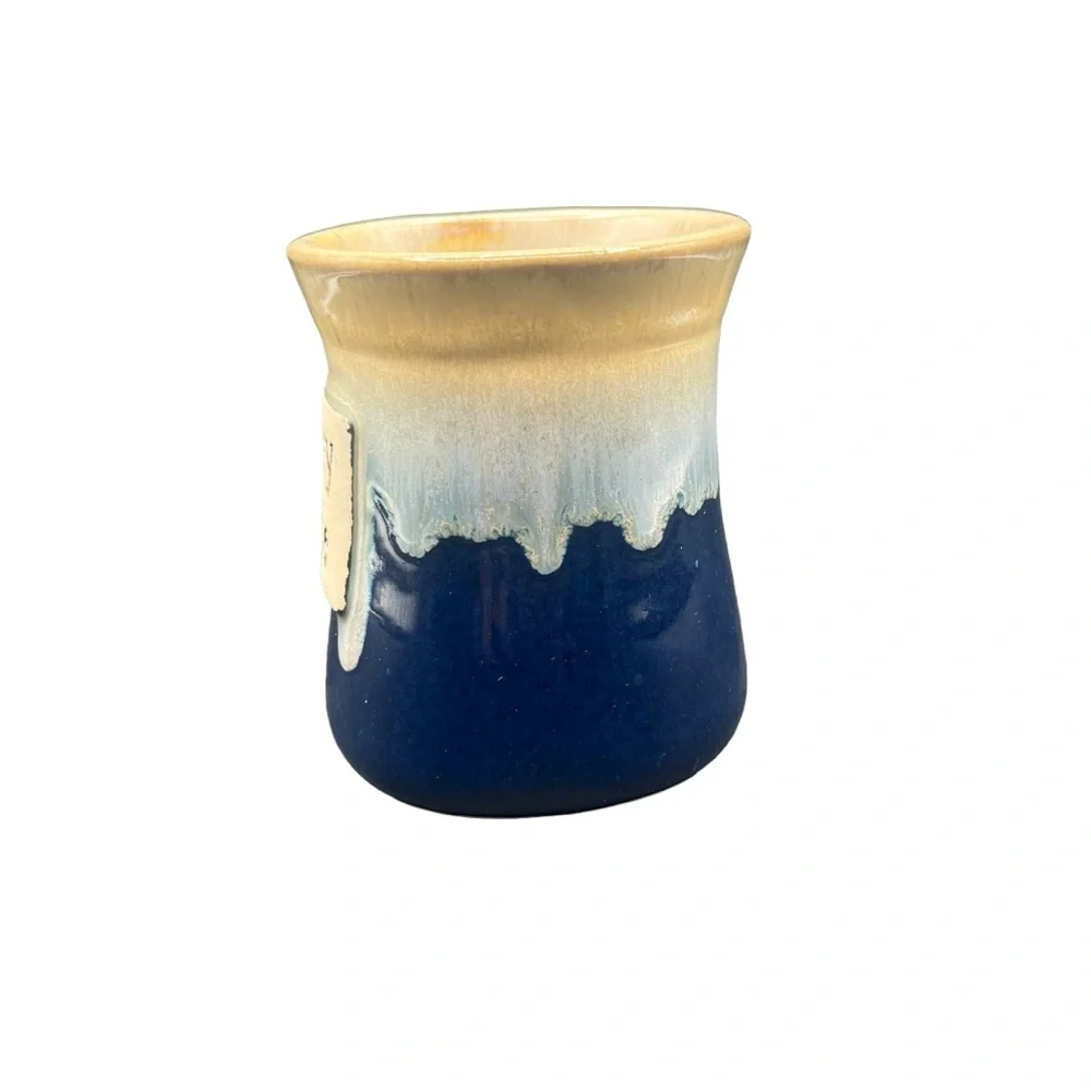 TUMBLEWEED POTTERY HARLEY DUDE 20OZ DRIP GLAZE STONEWARE MUG
