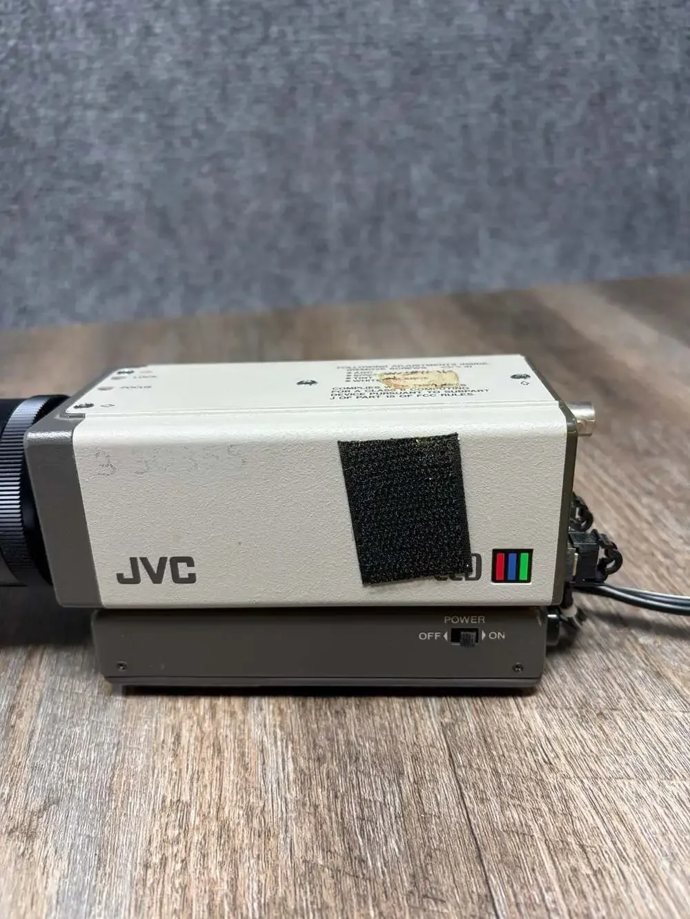 Vintage JVC TK-870U CCD Color Video Camera with Fujinon H6-12.5R TV Zoom Lens