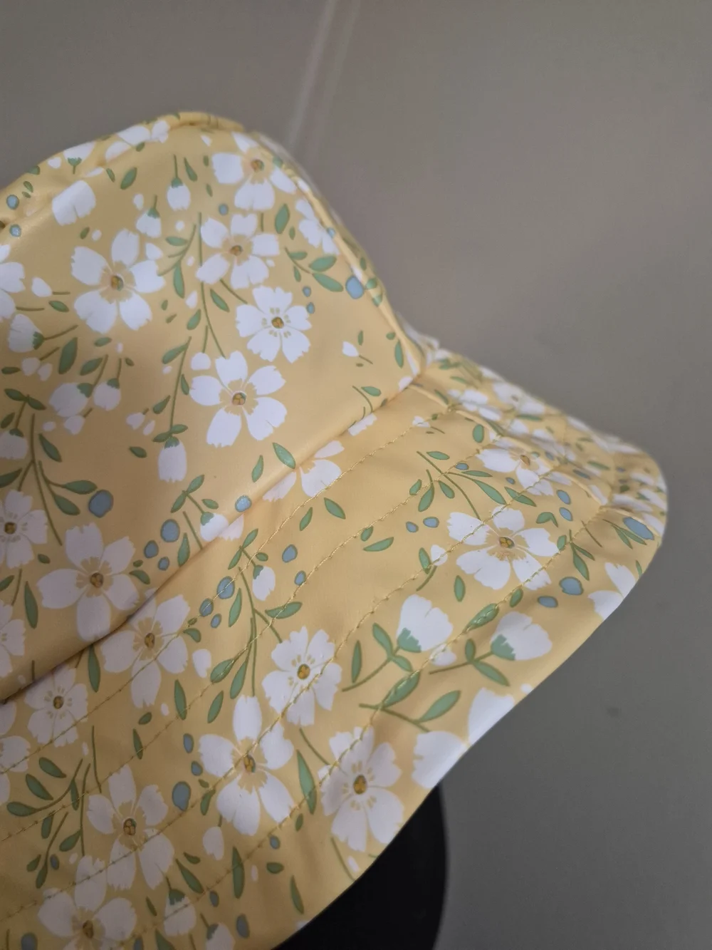Women's Yellow Floral Bucket Hat