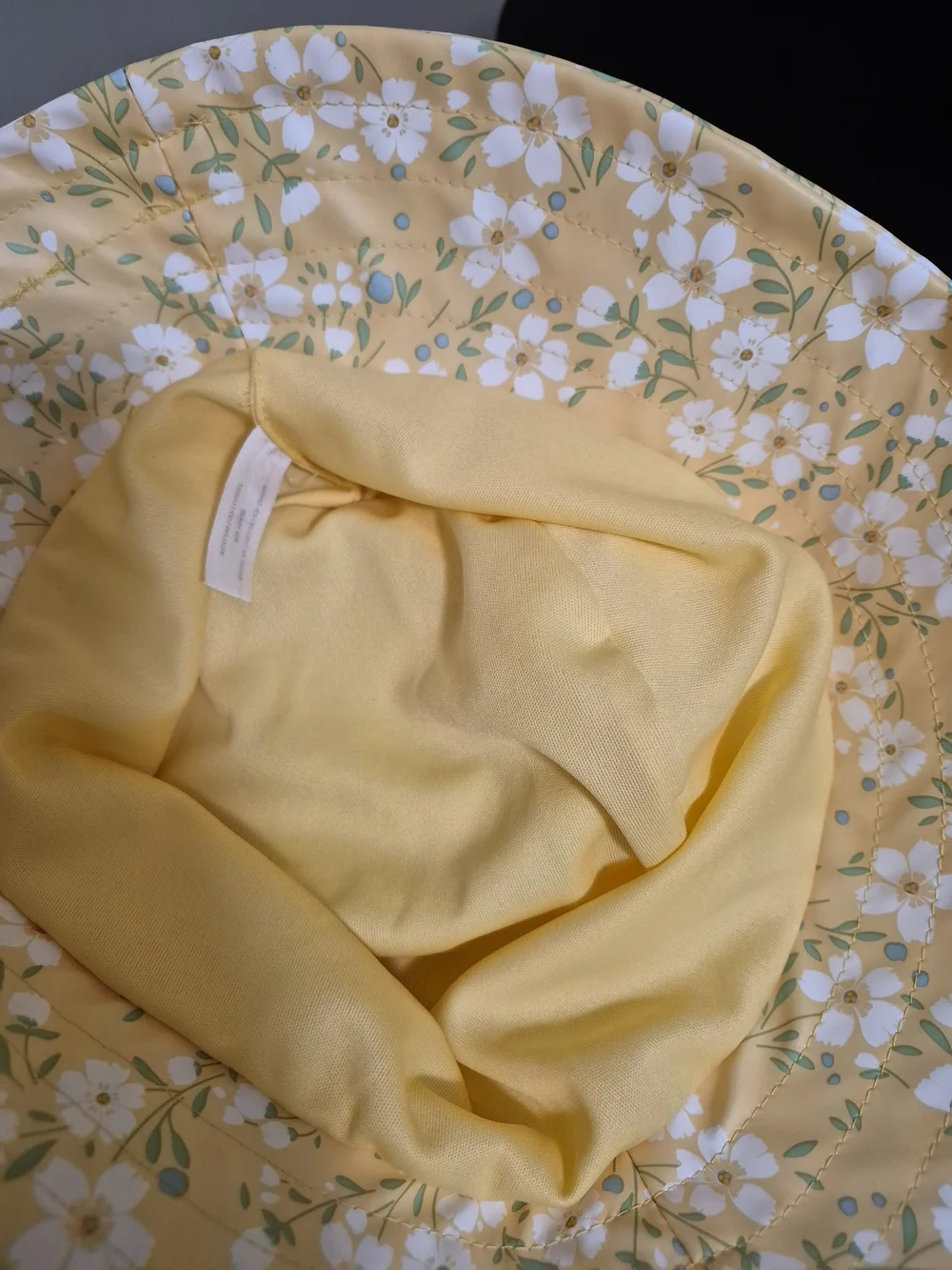 Women's Yellow Floral Bucket Hat