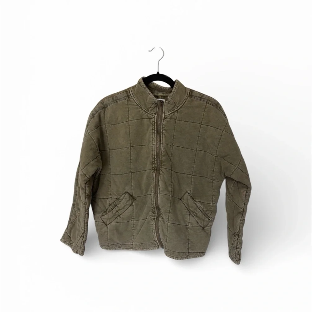 Olive‎ Quilted Jacket