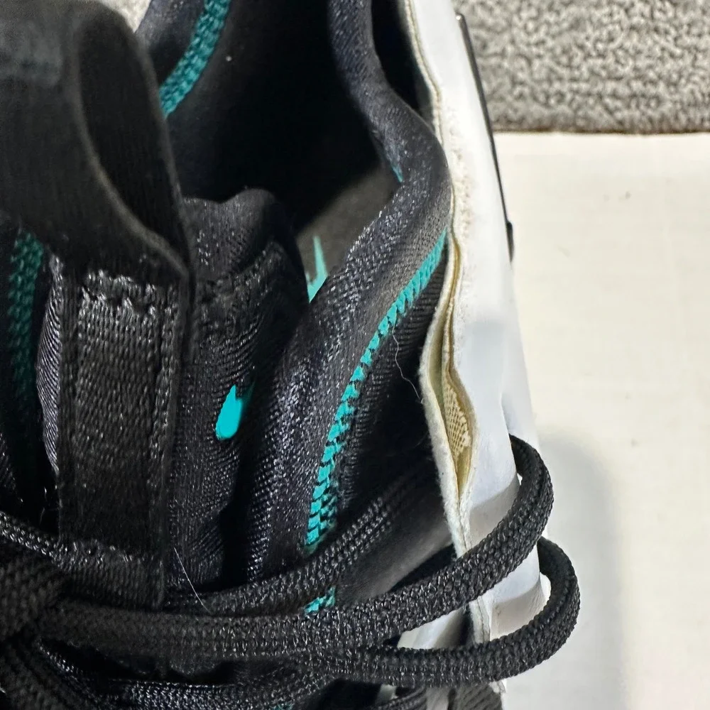 Nike Air‎ Force 270 Men's Black White Teal Athletic Shoes Size 11