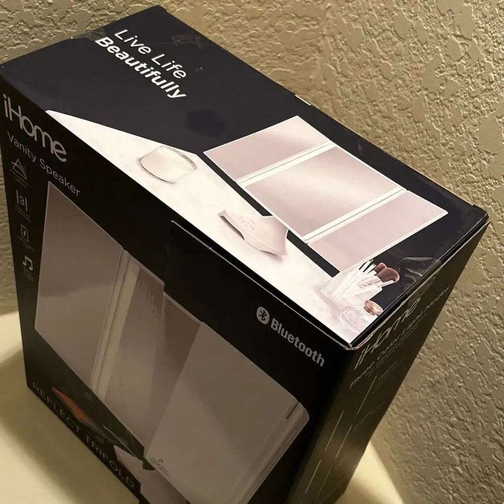 iHome vanity mirror