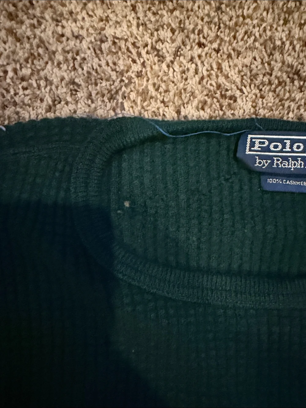 Polo Ralph Lauren ribbed cashmere