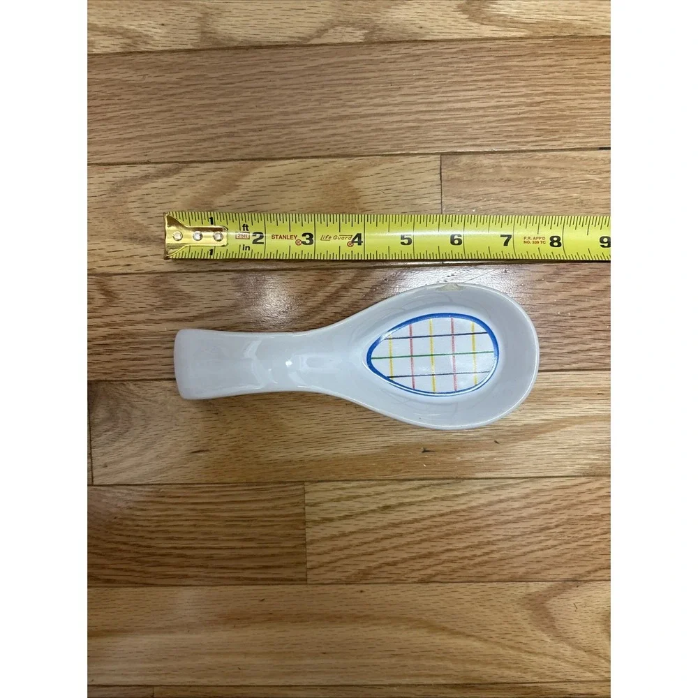 Mardi Gras Collection 80s Spoon Rest Mt. Clemens Pottery Kitchen Galley Jazz‎