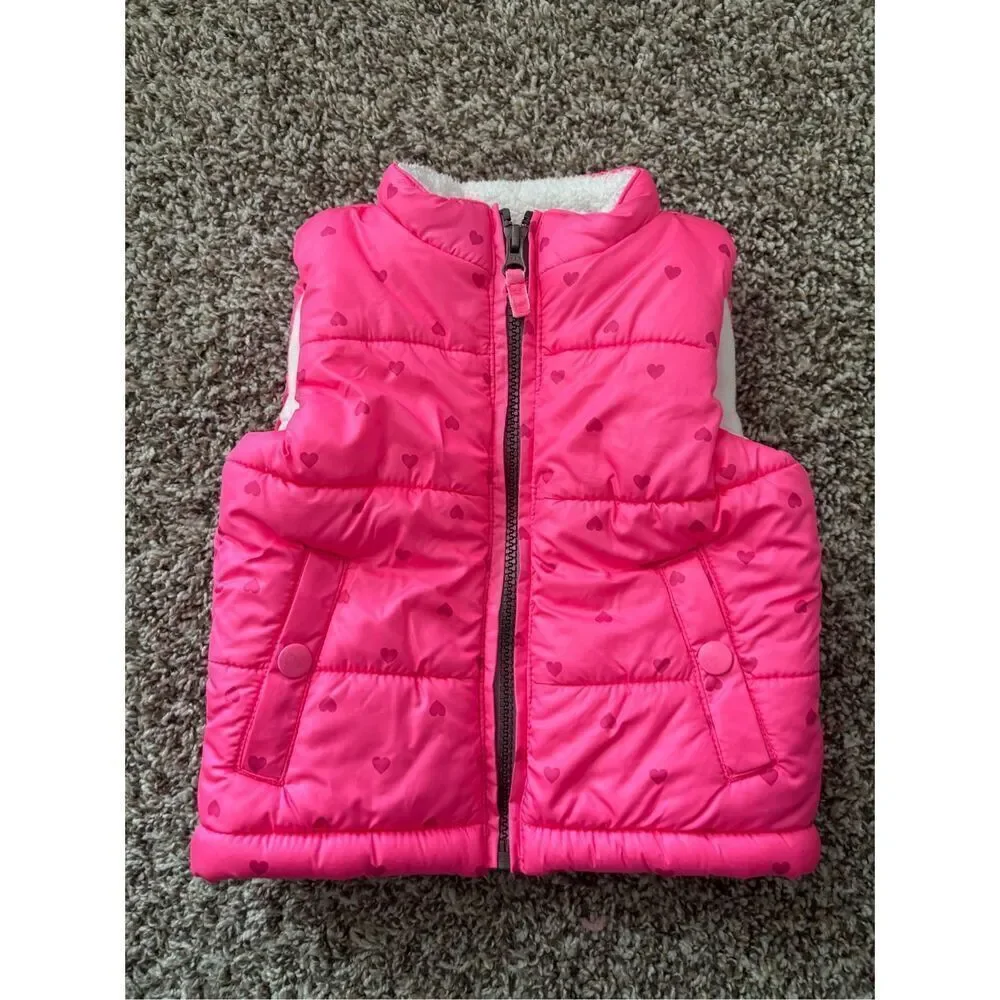 ❤️Carter’s Infant Ink Puffer Vest 12M
