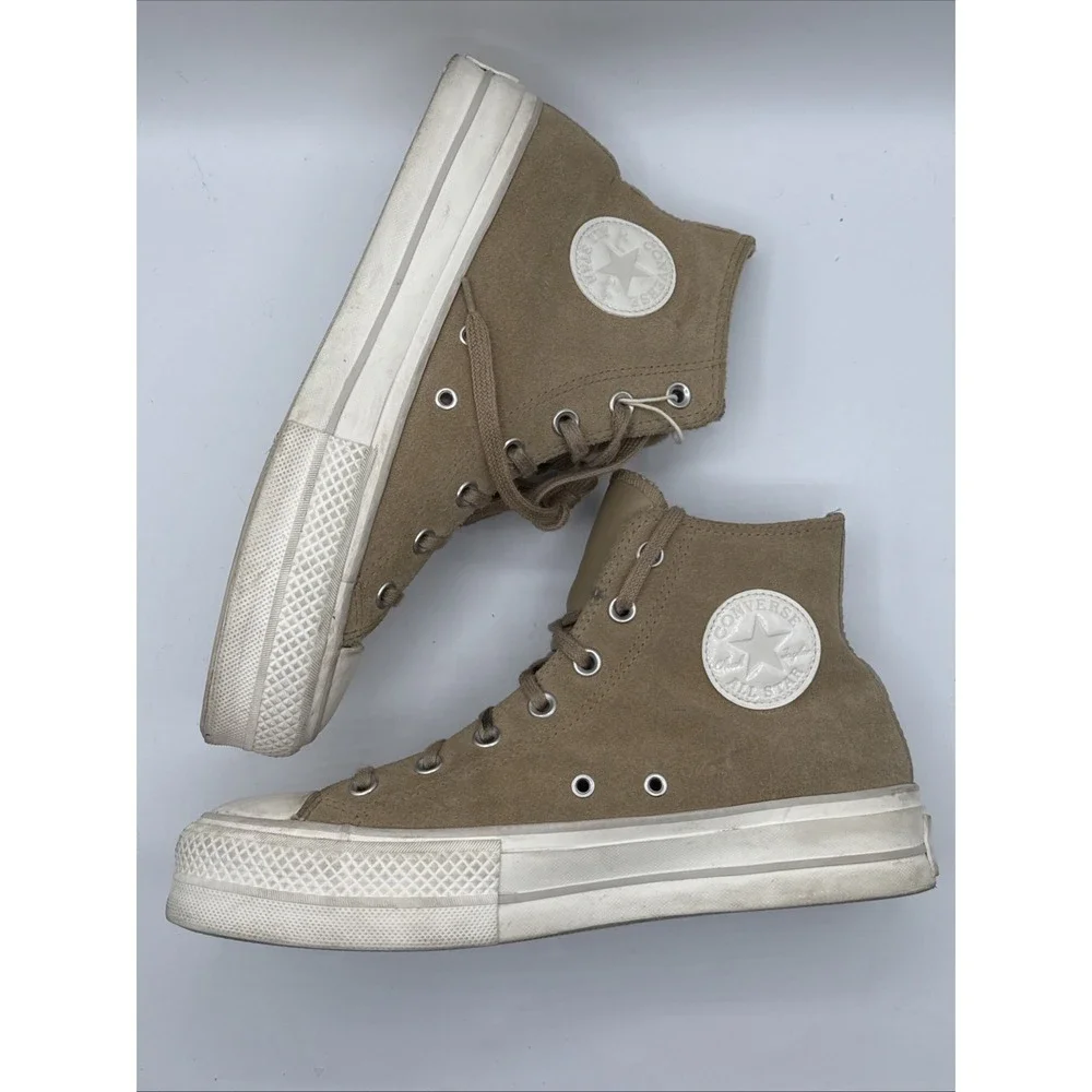 Converse Custom Chuck Taylor All Star PC Boot Tan Suede Mens 8.5‎ / Womens 10