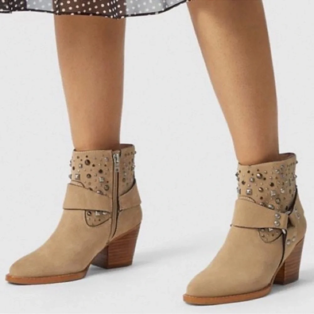 Coach Pia Studded Western Bootie Size 6.5‎