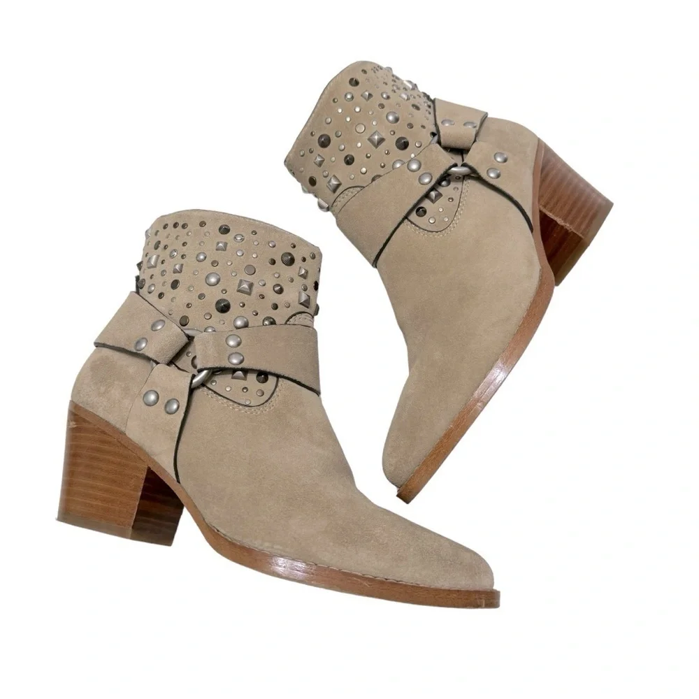 Coach Pia Studded Western Bootie Size 6.5‎