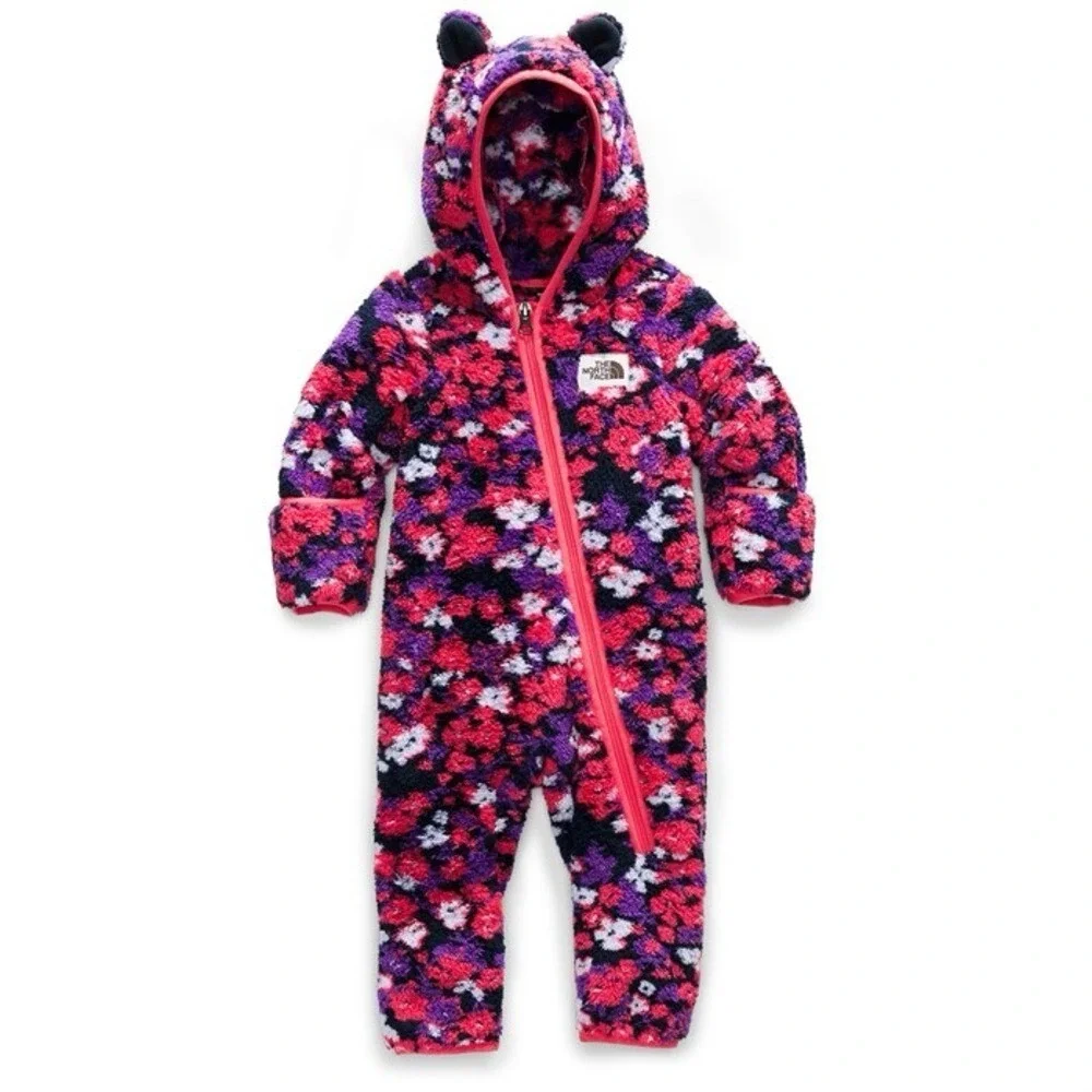 Pink The North Face Campshire Onepiece - Infants 18-24 months‎ hooded