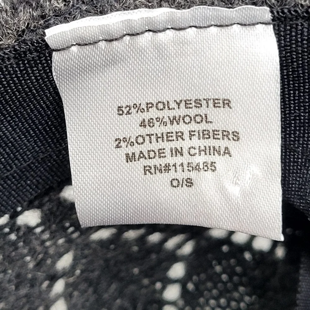 N/A blend gray wool
