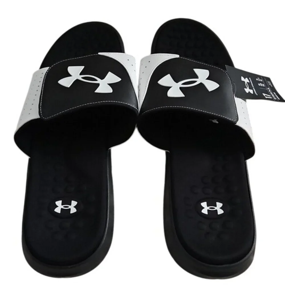Under Armour Ignite Pro Slide Sandal Size 17 Men's New Slip On Athleisure Beach