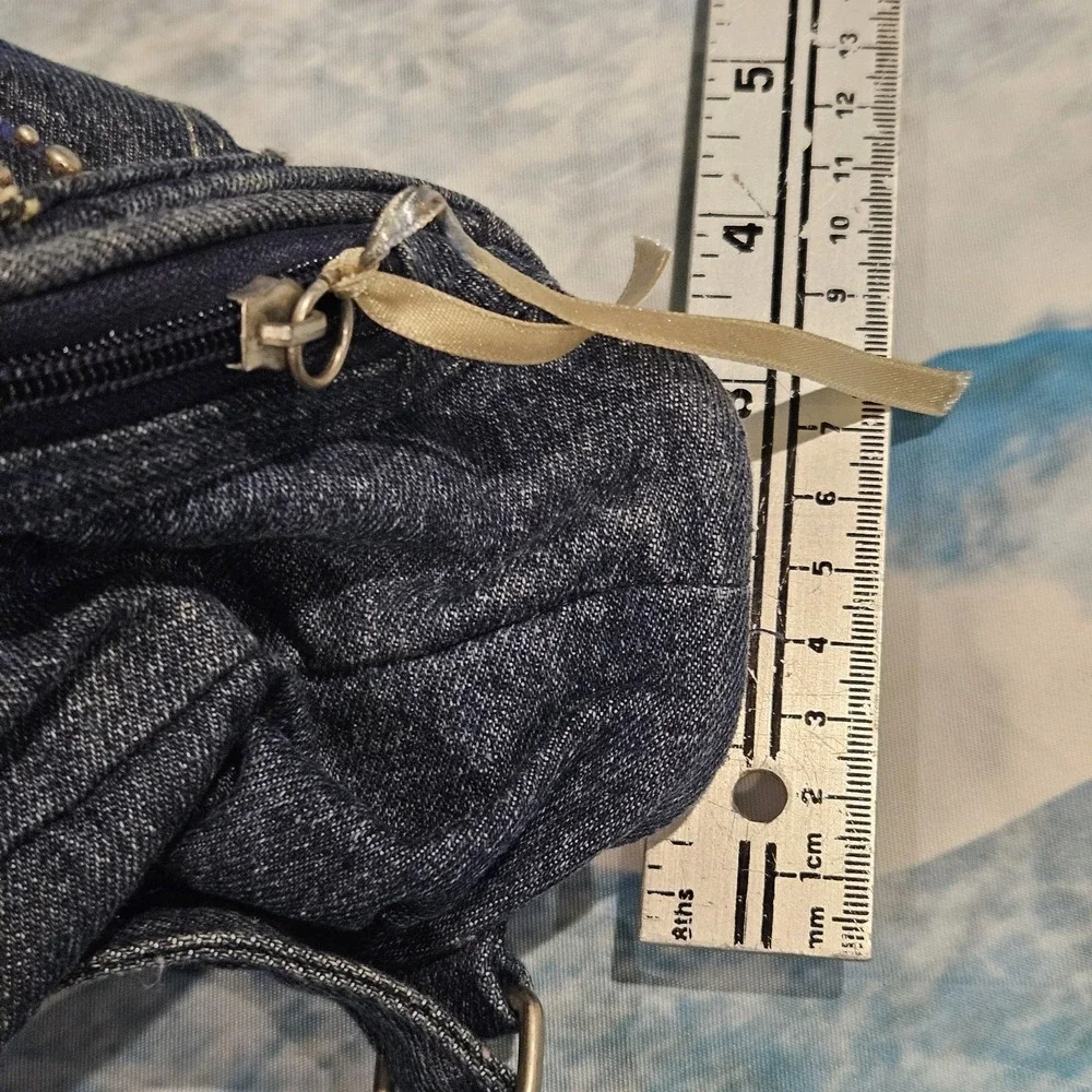 Disney‎ Eeyore Denim Mini Backpack Y2K Style Adjustable Straps