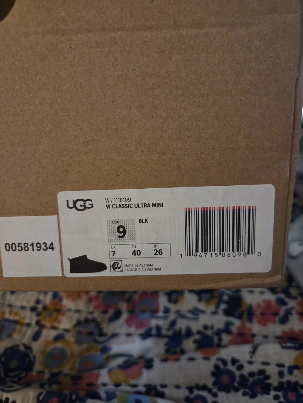 UGG last worn