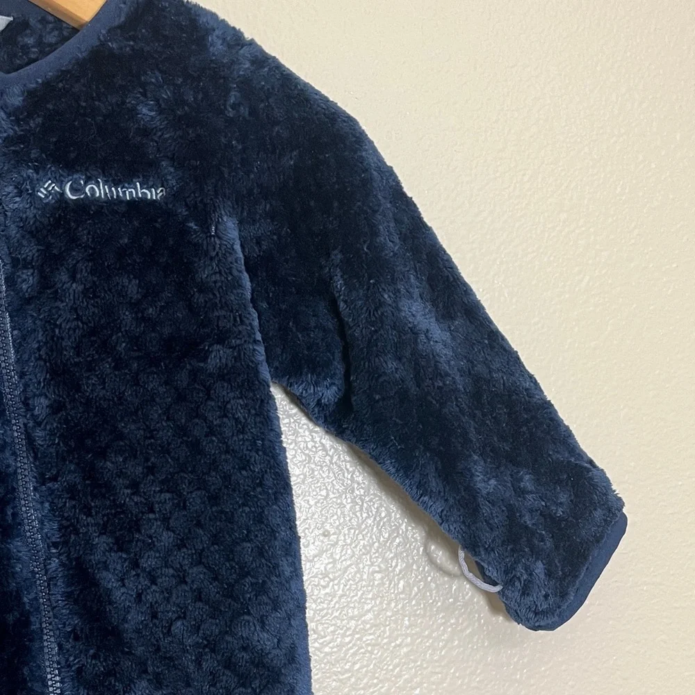Columbia Navy Fleece Winter Outdoor One Piece Bunting