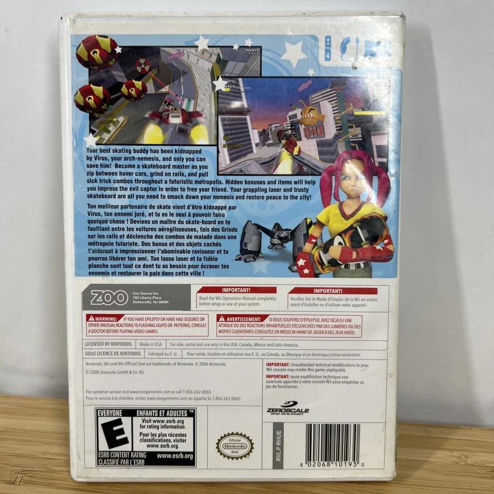 Skate City Heroes Nintendo Wii Complete Tested‎ And Works