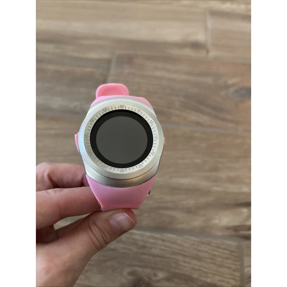 LADIES‎ MULTI-FUNCTION DIGITAL SMART WATCH WITH PINK SILICONE BAND