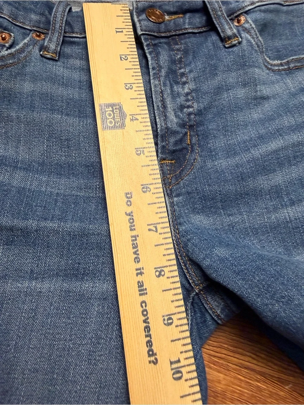 J. Crew fray clean