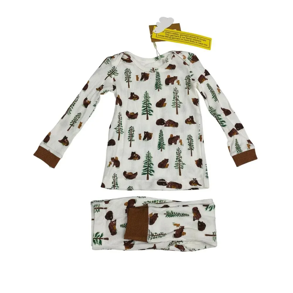NWT Angel Dear 12-18M Brown Bear Loungewear