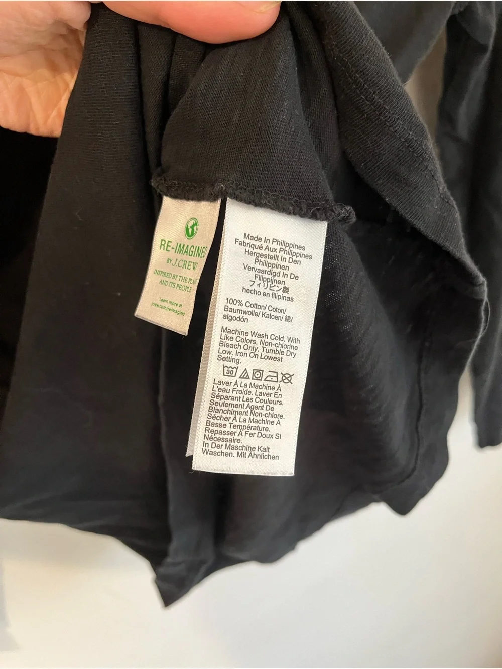 J. Crew simple black cotton