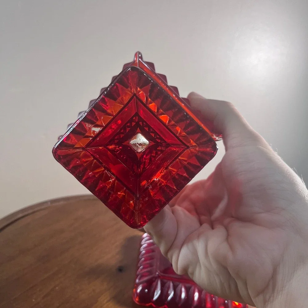 Jeanette Glass vibrant ruby