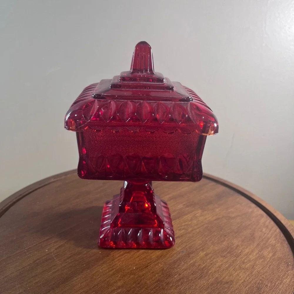 Jeanette Glass vibrant ruby