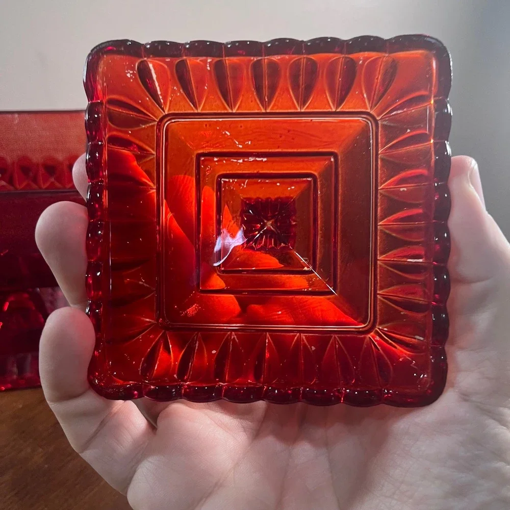 Jeanette Glass vibrant ruby