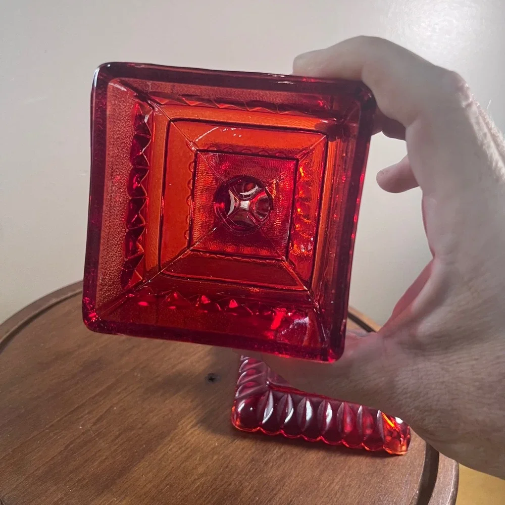 Jeanette Glass vibrant ruby