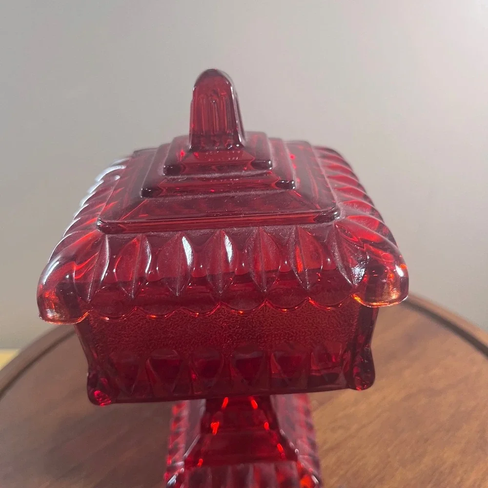 Jeanette Glass vibrant ruby