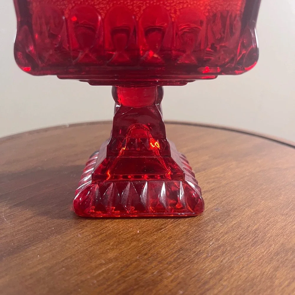 Jeanette Glass vibrant ruby
