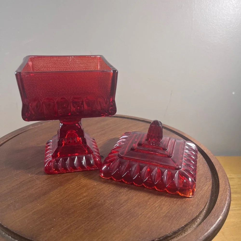 Jeanette Glass vibrant ruby