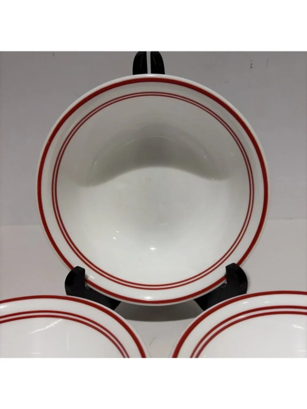 Corelle Classic Cafe Red Soup Cereal Bowls 6.25