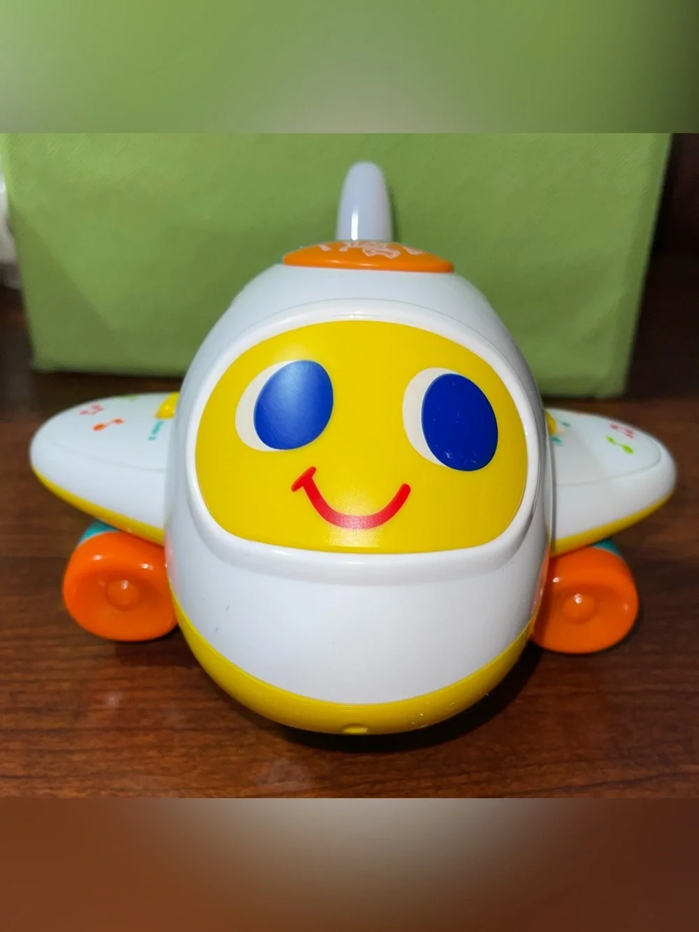 My First Airplane bump and go light up learning toy toddler