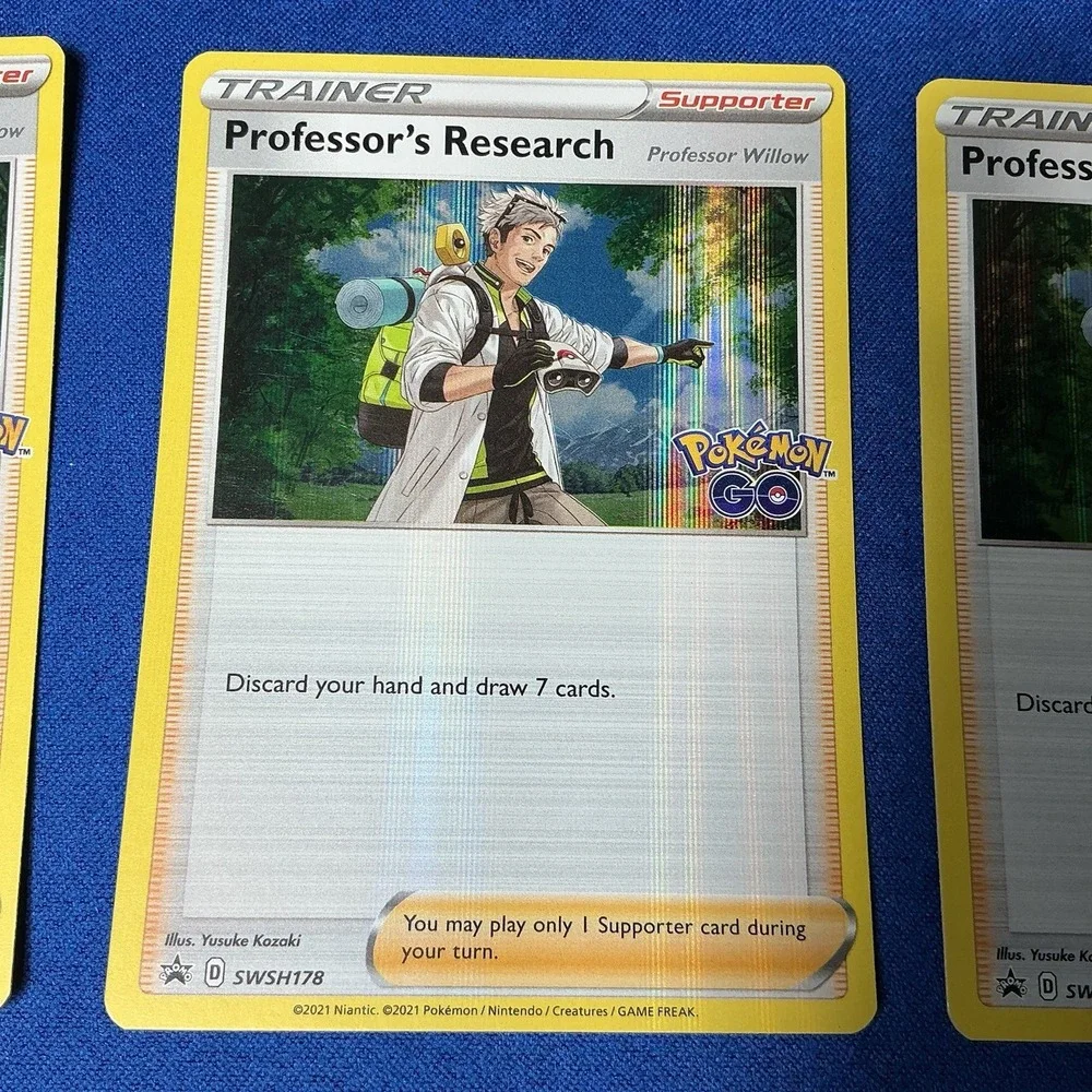 Pokemon TCG Vtg Holo Mid Era lot of 6‎ Cards Trainers Supporter Item Holos -CA