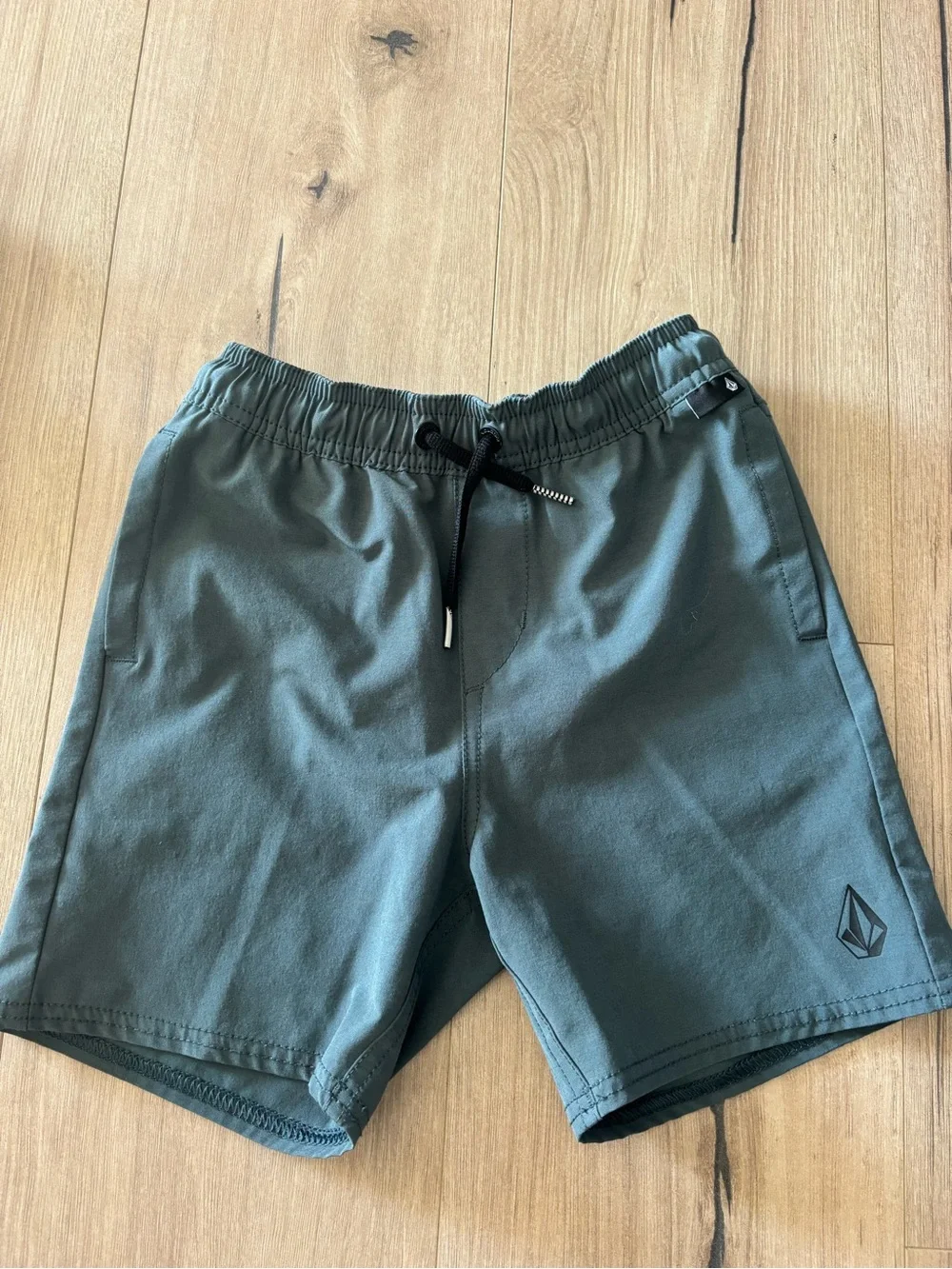Volcom Boys Hybrid shorts with button down short sleeve.