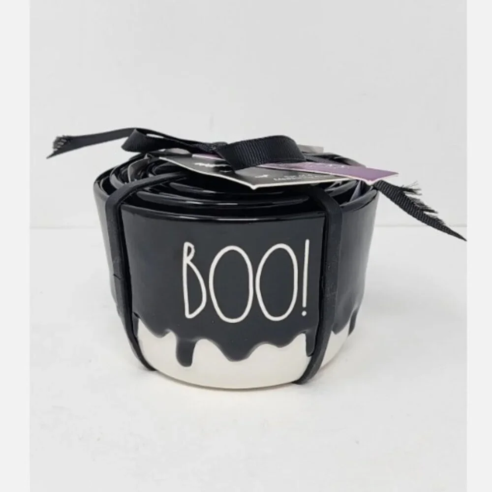 Rae Dunn Halloween Boo Spooky Eek Scary‎ Measuring Cups